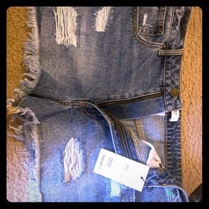 Forever 21 high waisted cut off shorts